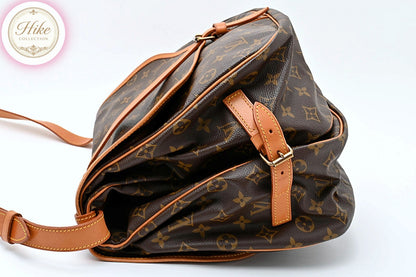 Louis Vuitton Saumur 43 Monogram Brown Shoulder Bag M42252 Auth Condition A #80