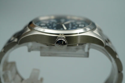 *TOP MINT* HAMILTON KHAKI H704551 Automatic Blue Dial Round 38mm Mens Watch