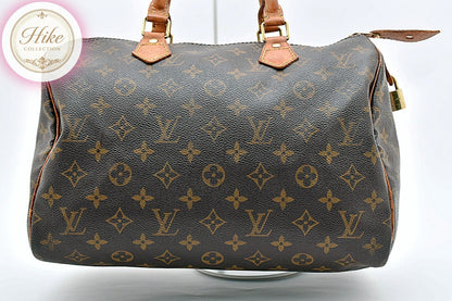 Louis Vuitton Speedy 30 Monogram Brown Handbag M41526 Authentic Condition *AB*