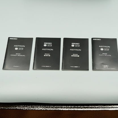 *MINT* Box & Paper SEIKO ASTRON SBXB085 8X22-0AG0-2 Solar Black 46 mm Mens Watch