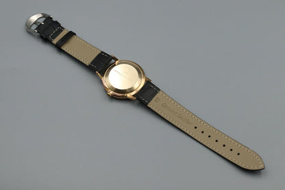 *Exc+5* Vintage SEIKO Crown J15003 Hand Winding Gold Dial 21J Round Mens Watch
