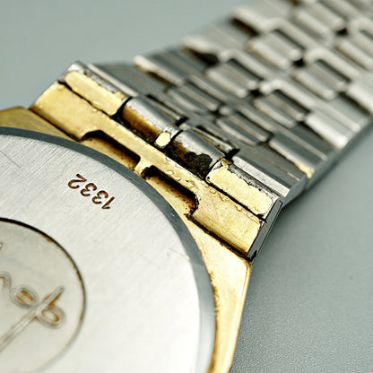 *Exc+4* Vintage 1977 OMEGA De Ville Cal.1332 Qz Gold Octagon 34mm Mens Watch