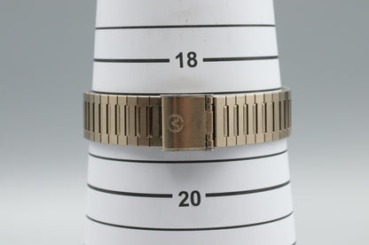 *NEAR MINT* Vintage SEIKO Dolce 9521-5170 Quartz Gold Dial Square  Mens Watch