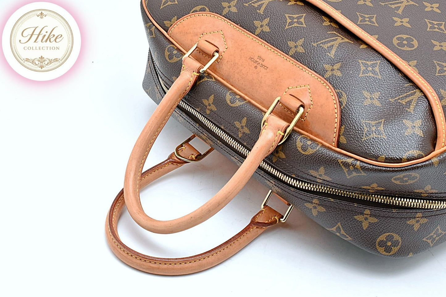 Louis Vuitton Deauville Monogram Brown Handbag M47270 Authentic Condition SA #38