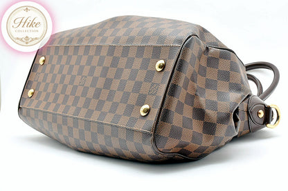 Louis Vuitton Trevi GM Damier Ebene Brown LV Handbag N51998 Ladies Authentic