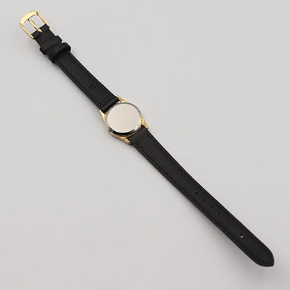 *NEAR MINT* Vintage 1983 OMEGA De Ville Cal.1387 Qz Gold Round 20mm Women Watch