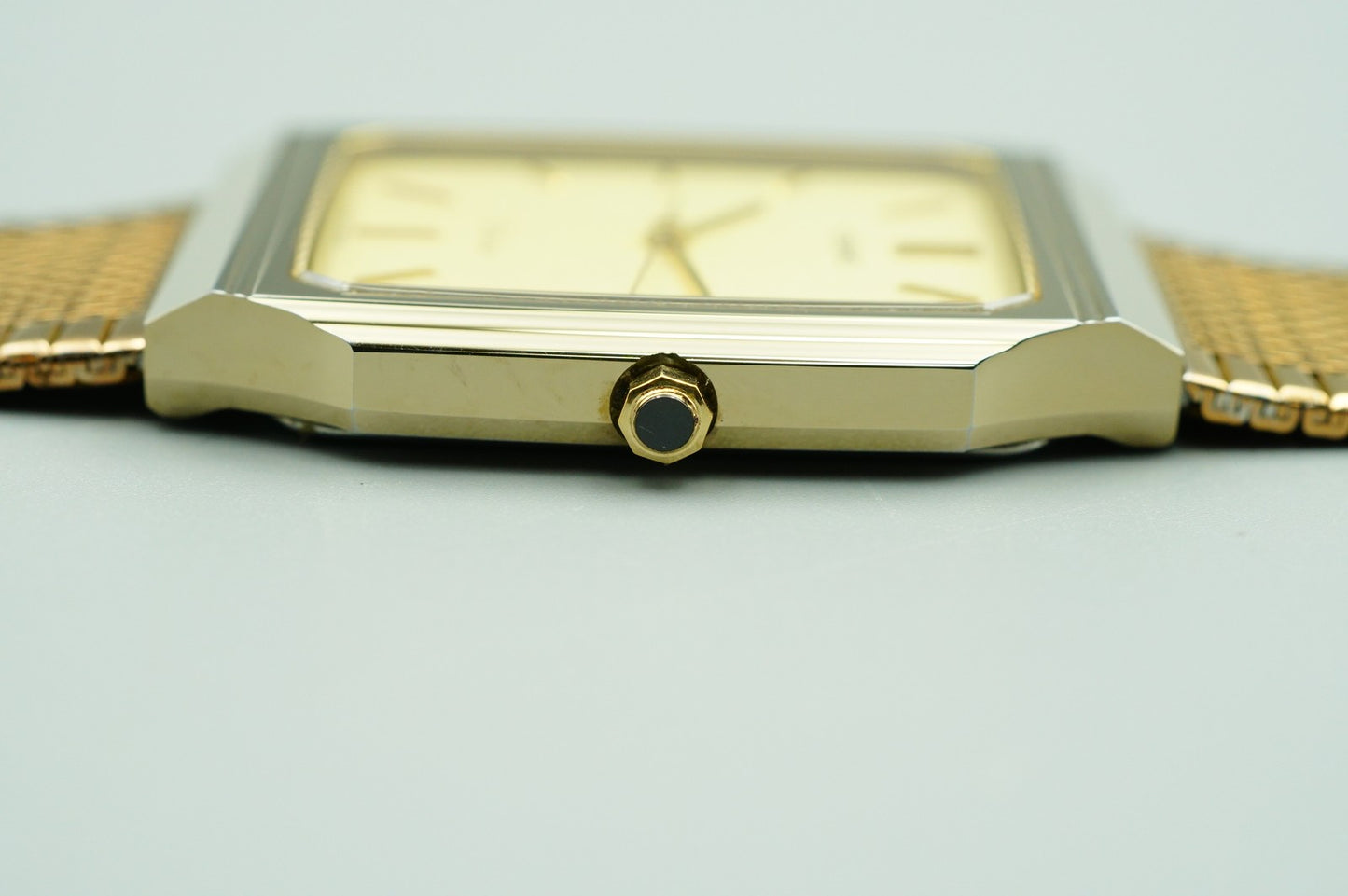 *NEAR MINT* Vintage 1986 SEIKO Dolce 9531-5160 Qz Gold  Square 28mm Women Watch