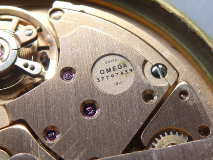 *N MINT* Vintage 1974 OMEGA De Ville Cal.1012 Automatic Gold 35mm Mens Watch