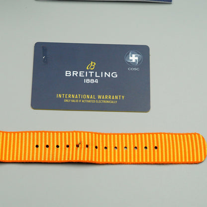 *Exc+5 Box & Paper* BREITLING Superocean A17367 Automatic Yellow 46mm Mens Watch