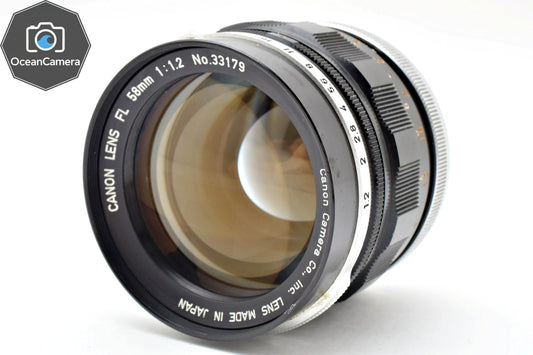 *OPT MINT Exc+5* Canon FL 58mm F1.2 Standard Manual Focus MF Lens From JAPAN