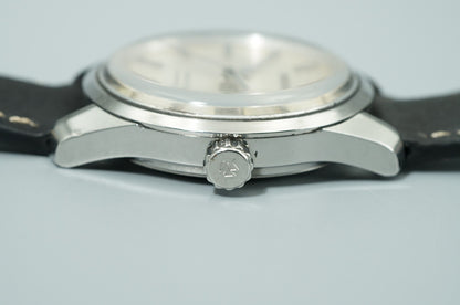 *N MINT* Vintage 1965 SEIKO KING 4402-8000 Automatic Silver 35mm Mens Watch