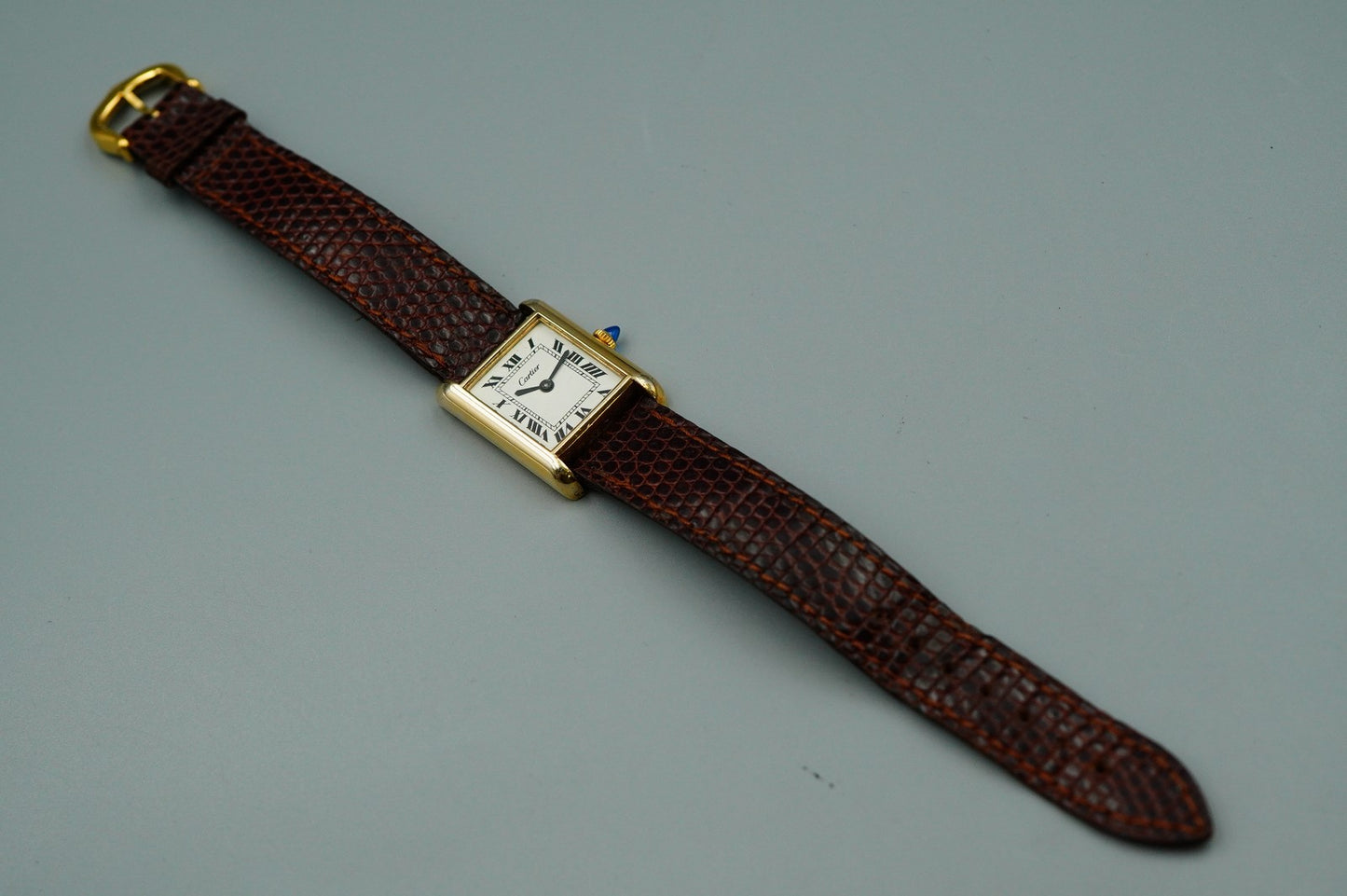 *NEAR MINT* Cartier Tank Hand Winding White Dial Tank 21 mm Women,Ladies Watch