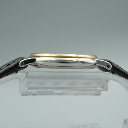 *NEAR MINT* Vintage SEIKO CREDOR 1271-0011 Quartz Silver Round 24mm Women Watch