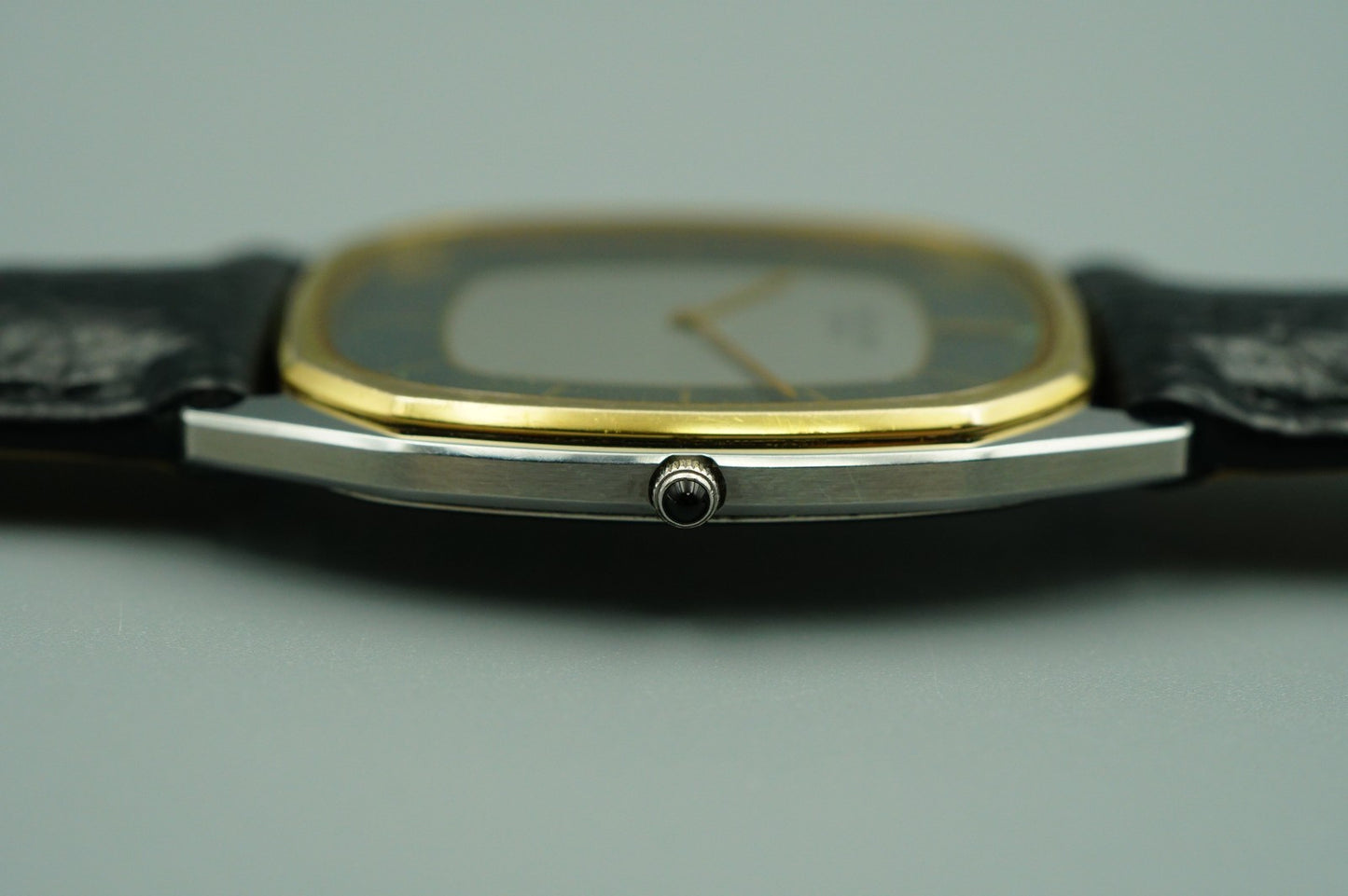 *Exc+5* 14K Vintage 1978 SEIKO CREDOR 6730-5081 Qz Gray Square 29mm Women Watch