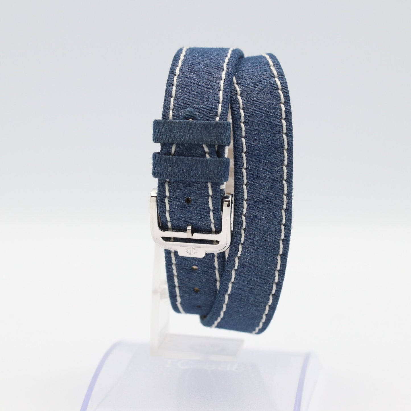 *N MINT* Vintage 1990s BAUME＆MERCIER GENEVE 65305 Qz Navy Round 24mm Women Watch
