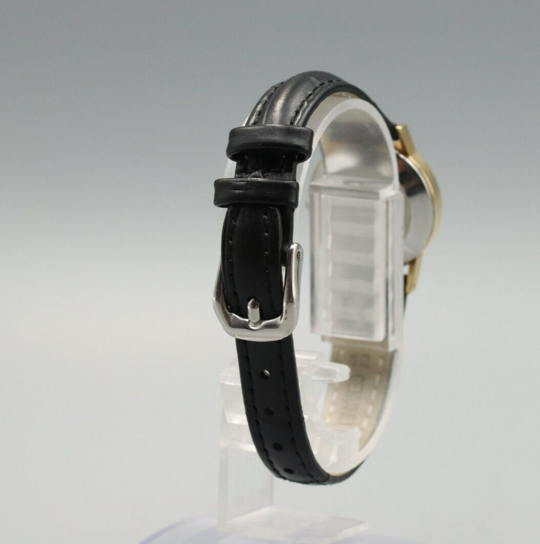 *Exc+5* Vintage OMEGA De Ville Cal.1351 Quartz Gold Roman Dial Round Women Watch