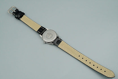 RARE *N MINT* Vintage OMEGA Seamaster pie pan Dial Cal.1380 Qz 25mm Women Watch