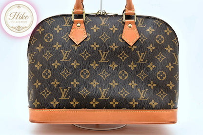 Louis Vuitton Alma PM Monogram Brown Handbag M53151 Authentic Condition *SA*