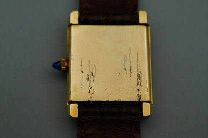 *NEAR MINT* Cartier Tank Hand Winding White Dial Tank 21 mm Women,Ladies Watch