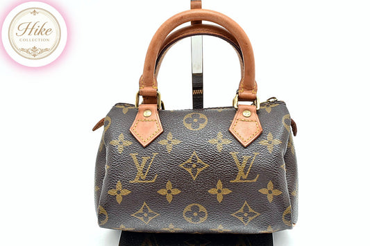 Louis Vuitton Mini Speedy  Monogram Handbag M41534 Auth Condition *AB* B0138