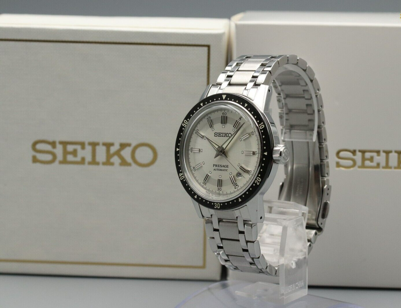 *N MINT+++* SEIKO Presage 4R35-05Z0 Automatic White Dial Date Round Mens Watch