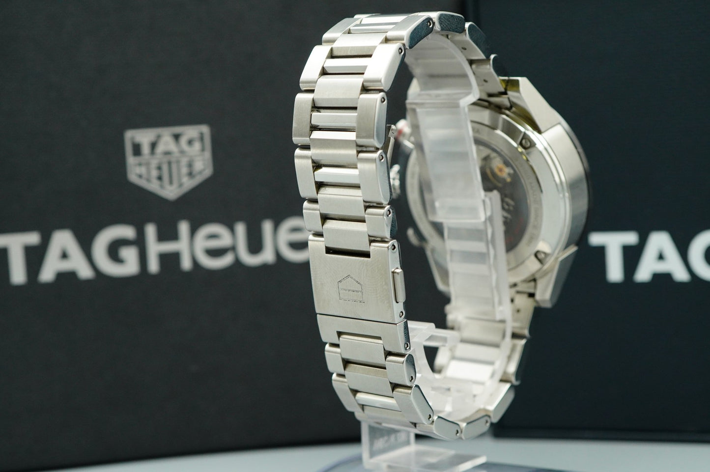 *TOP MINT*  TAG HEUER Carrera Heuer 01 CAR201W Automatic Black 44mm Mens Watch