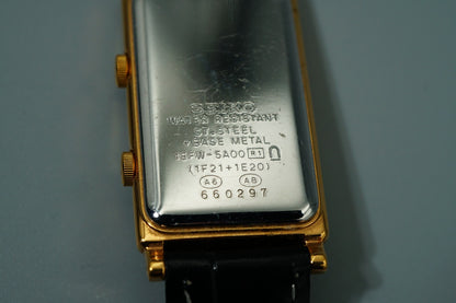 *N MINT* Vintage 1996 SEIKO NOIE 1EFW-5A00 Qz White Dial Square 20mm Women Watch