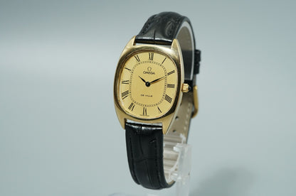 *Exc+5* Vintage 1971 OMEGA De Ville Cal.625 Hand Wind Gold Roman 29mm Mens Watch