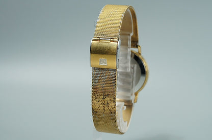 *Exc+5* Vintage 1972 OMEGA Cal.1012 Automatic Gold Dial Round 34mm Mens Watch