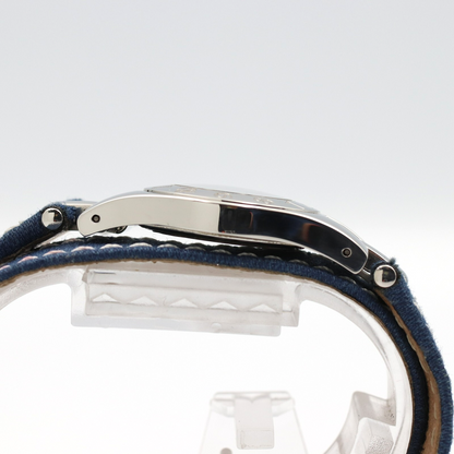 *N MINT* Vintage 1990s BAUME＆MERCIER GENEVE 65305 Qz Navy Round 24mm Women Watch