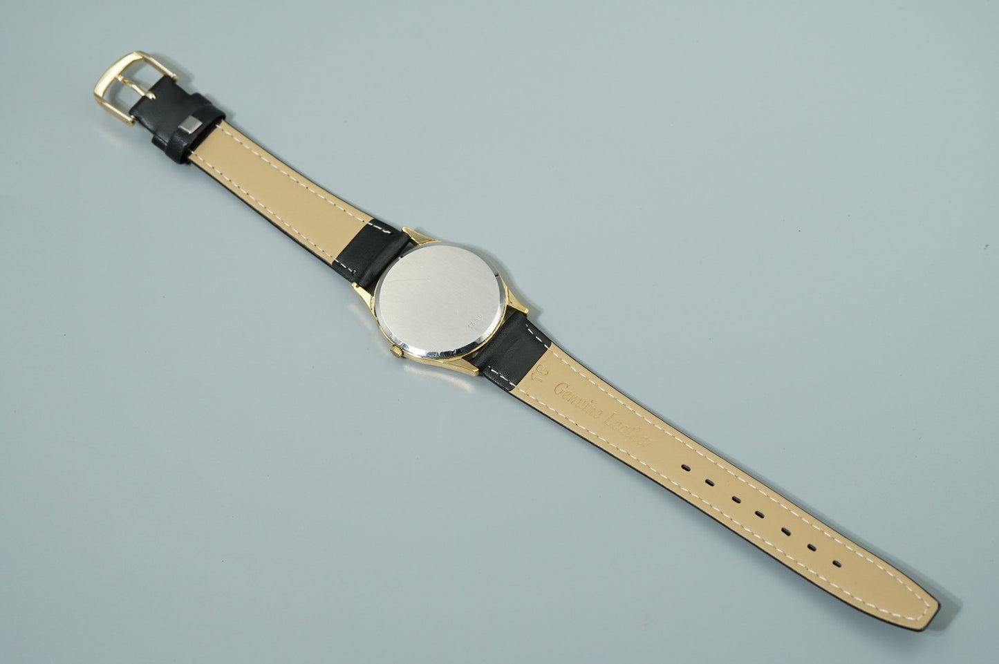 N MINT Vintage 1983 OMEGA De Ville Cal.1336 Ref.191.0096 Qz Gold 32mm Mens Watch