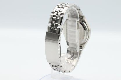 *Exc+5* Vintage SEIKO King Quartz 0853-8001 White Dial Day Date Round Mens Watch