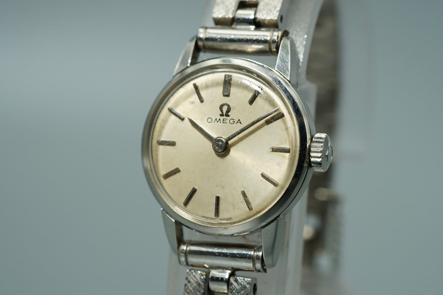 Exc+5 Vintage1963 OMEGA  Cal.620 Ref.511.015 Hand Wind Silver 20mm Women Watch