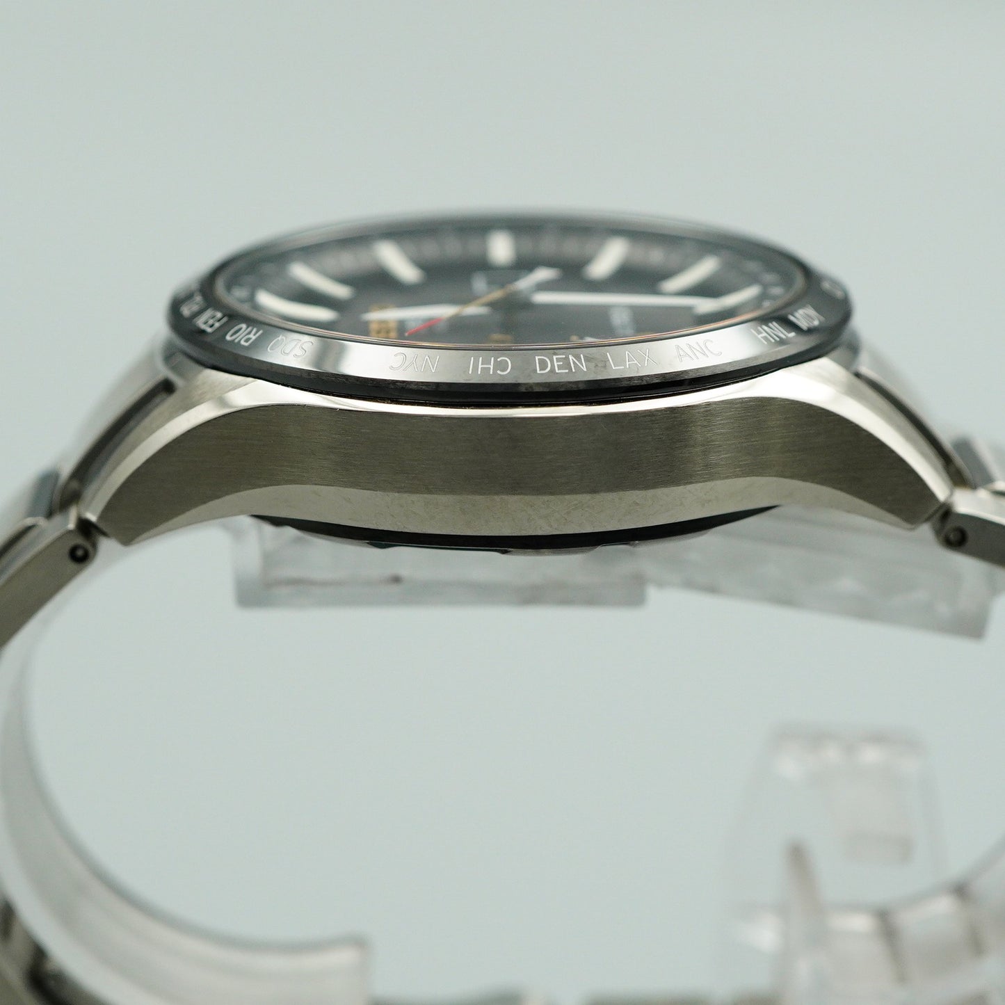 Box & Papar Vintage SEIKO ASTRON 8X22-0AJ0ｰ2 Solar Black Dial 45mm Mens Watch