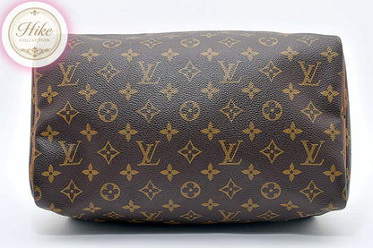 Louis Vuitton Speedy 30 Monogram Brown Handbag M41526 Authentic Condition SA #34