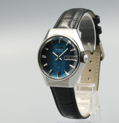 RARE *N MINT* Vintage KING SEIKO KS VANAC 5626-723A Automatic Blue Mens Watch
