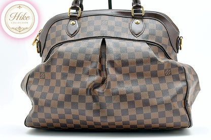Louis Vuitton Trevi GM Damier Ebene Brown LV Handbag N51998 Ladies Authentic