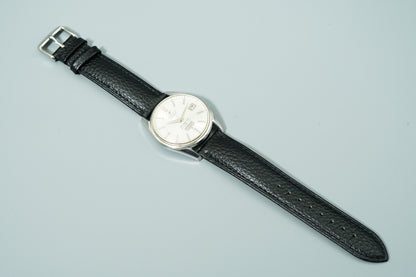 *N MINT* Vintage 1964 SEIKO WEEKDATER 6218-8970 AT Silver Round 37mm Mens Watch