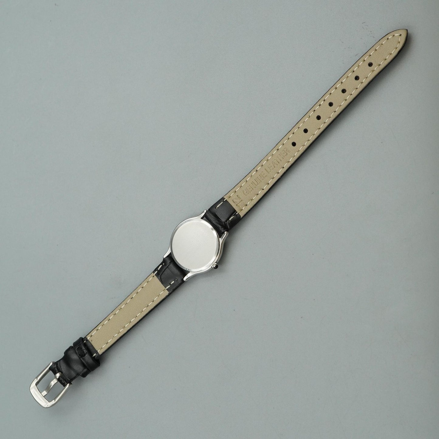 *MINT* Vintage SEIKO CREDOR 8420-0150 Quartz Silver Dial Round 23 mm Women Watch