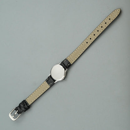 *MINT* Vintage SEIKO CREDOR 8420-0150 Quartz Silver Dial Round 23 mm Women Watch
