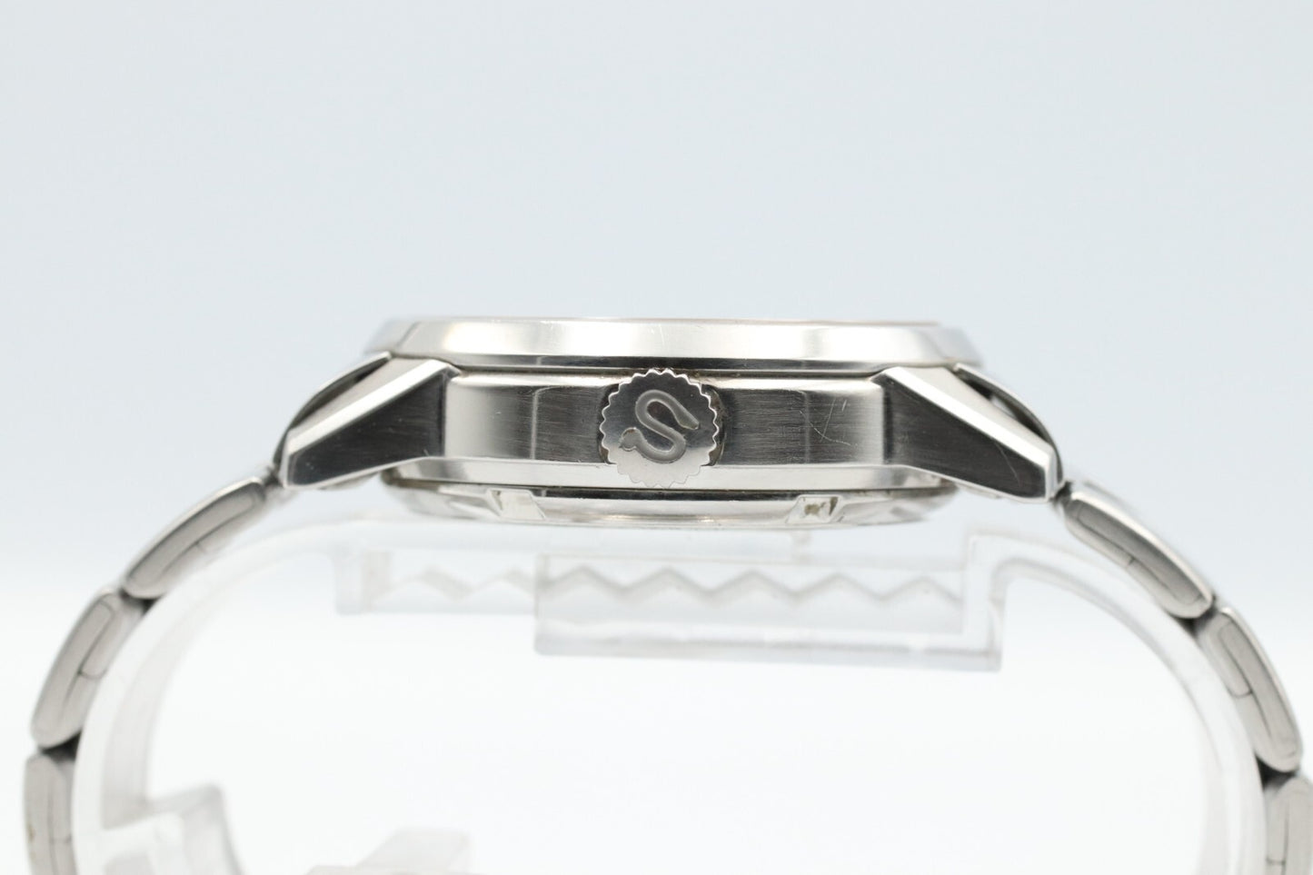 *NEAR MINT* SEIKO Diashock 6R15-00B0 Automatic White Dial Day Mens Watch JAPAN