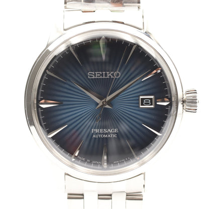 *UNUSED* SEIKO PRESAGE 4R35-01T0 Automatic Navy Dial Round 40mm Mens Watch
