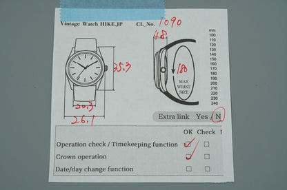 *MINT* Vintage 1977 SEIKO Dolce 9521-5200 Qz Black Rectangle 26mm Women Watch