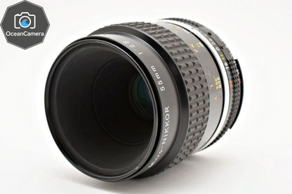 *MINT* Nikon Ai-s Ais Micro Nikkor 55mm F2.8 MF Macro Lens F Mount From JAPAN