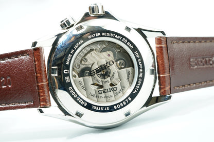 *TOP MINT* SEIKO 6R35-00E0 7771-5011 AT Green Dial Round 39mm Mens Watch