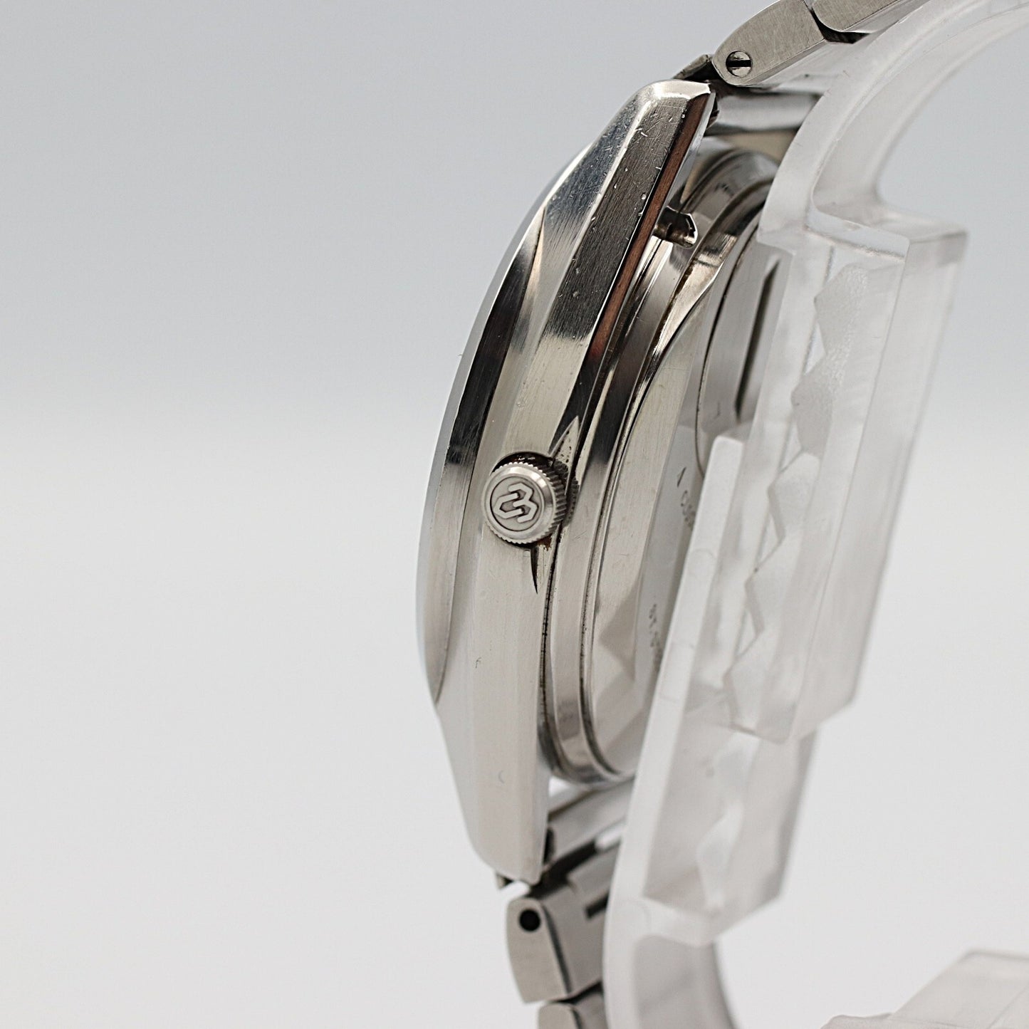*N MINT* Vintage 1970s SEIKO king 4823-8000 Qz Silver Dial Round 36mm Mens Watch