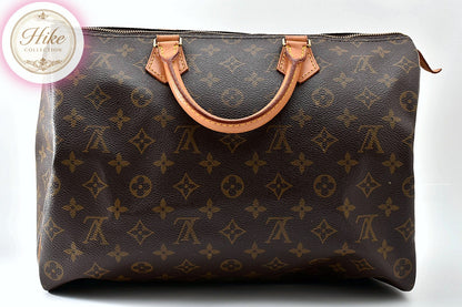 Louis Vuitton Speedy 35 Monogram Hand Bag M41524 Authentic Condition *A* B0112