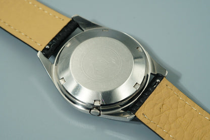 *N MINT* Vintage 1964 SEIKO WEEKDATER 6218-8970 AT Silver Round 37mm Mens Watch