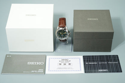 *TOP MINT* SEIKO 6R35-00E0 7771-5011 AT Green Dial Round 39mm Mens Watch