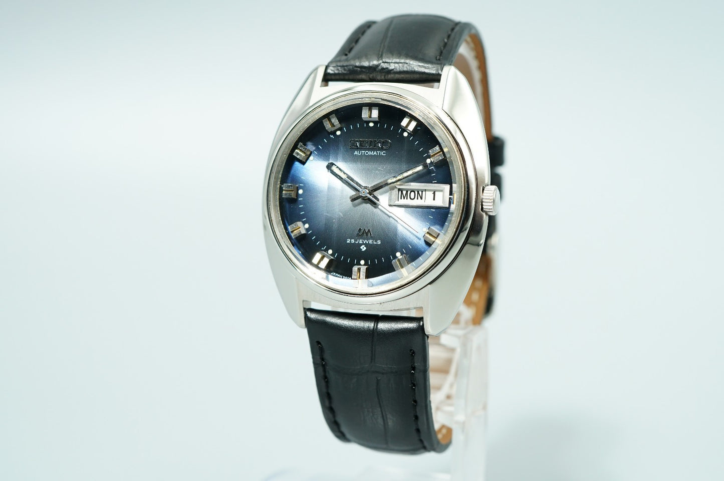 Serviced Vintage SEIKO Lord Matic 5606-7230 Automatic Blue Dial 35mm Mens Watch